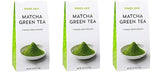 Trader Joe’s Matcha Green Tea Powder - Convenient Single Serve Packets, for Travel & Home, 3 Pack (each with 7 Sticks)