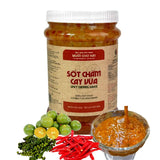 Veefood Uncle Hai’s Vietnamese Shrimp Chili Salt Sauce - Spicy Garlic Chili Dipping Sauce for Seafood, Fruit & Noodles - Authentic Vietnamese Chili