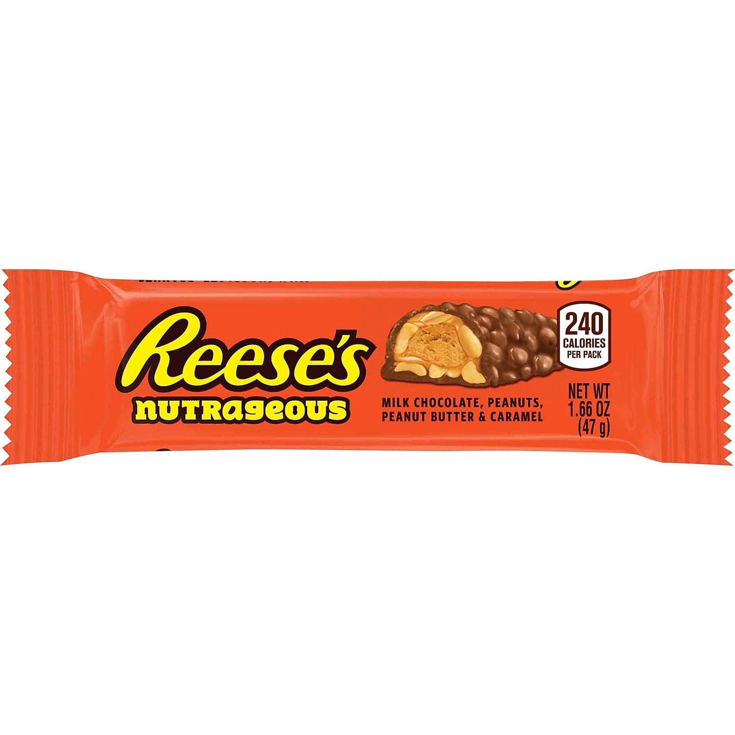 Reese's Nutrageous Bar, 1.66 oz., 18/Box (HEC10930)
