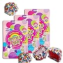 SEOJU Crunchy Gummy Clusters Candy, Tangy, Sweet, Gummy & Crunchy Rainbow Mix, Grape Flavors Rainbow Soft Crystal Jelly Candy, Mini Granular Assorted