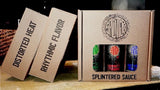The Splintered Sauce Hot Sauce Trio - Carolina Reaper Variety Pack with Luscious Fruit Pairings- Blueberry - Strawberry - Pineapple - Perfect