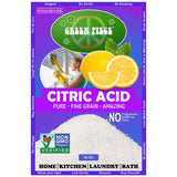 Green Piece® Citric Acid - 100% Pure -Medium Grain 100% Natural 16 oz - Resealable Bag Made