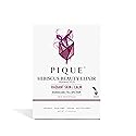 Pique Organic Hibiscus Tea Crystals - Powerful Antioxidants and Caffeine-Free Herbal Tea, Real Egyptian Flower for Glowing Skin - 14 Single Serve
