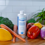 Essential Oxygen Food Grade Hydrogen Peroxide, Natural Cleaner, 3% USP, White, 16 Ounce
