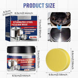 KFTUVBN 1PC Stainless Steel Scratch Remover for Appliances Upgraded Multi-Purpose Scratch Remover Paste for Oven Appliances Grease Sink Fridge