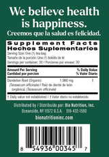 Bio Nutrition Dandelion Root Tea, 30 Tea Bags