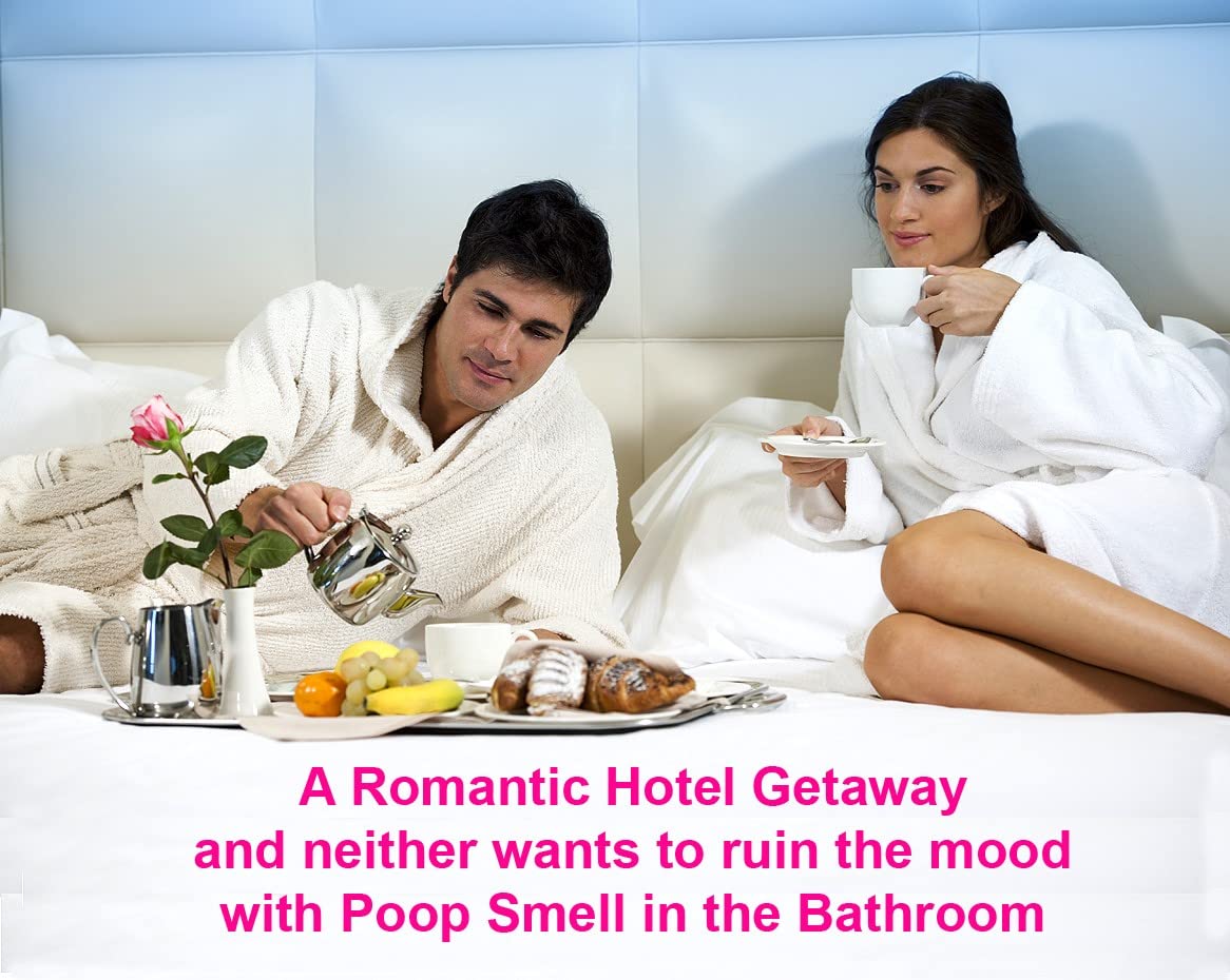 Bowl Scents Toilet Spray | 5 oz Home or Office | Prevents Stinky Poop Smell | Refillable + Travel Unit Included