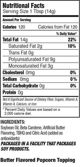 At-The-Movies-Popcorn® Buttery Flavor Popcorn Topping (4 - One-Gallon Bottles) - Movie Theater Butter Popcorn Oil, Vegan, Gluten Free, Non GMO, Zero