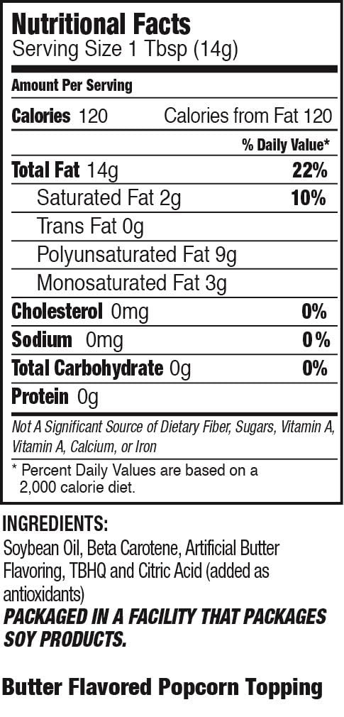 At-The-Movies-Popcorn® Buttery Flavor Popcorn Topping (4 - One-Gallon Bottles) - Movie Theater Butter Popcorn Oil, Vegan, Gluten Free, Non GMO, Zero