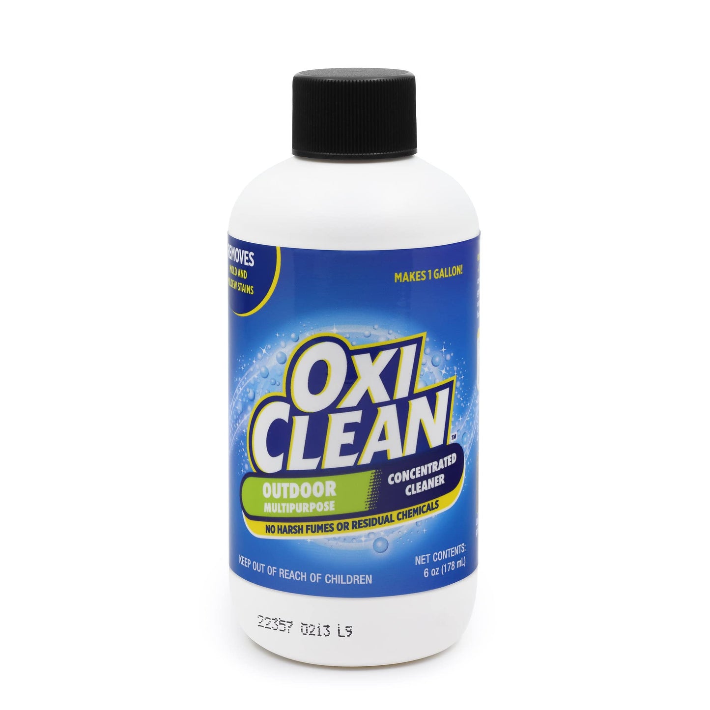 OxiClean - Outdoor Multipurpose Super Concentrated Cleaner - Makes 1 Gallon - Stain Remover - Driveway Cleaner for Concrete - Degreaser for Cement
