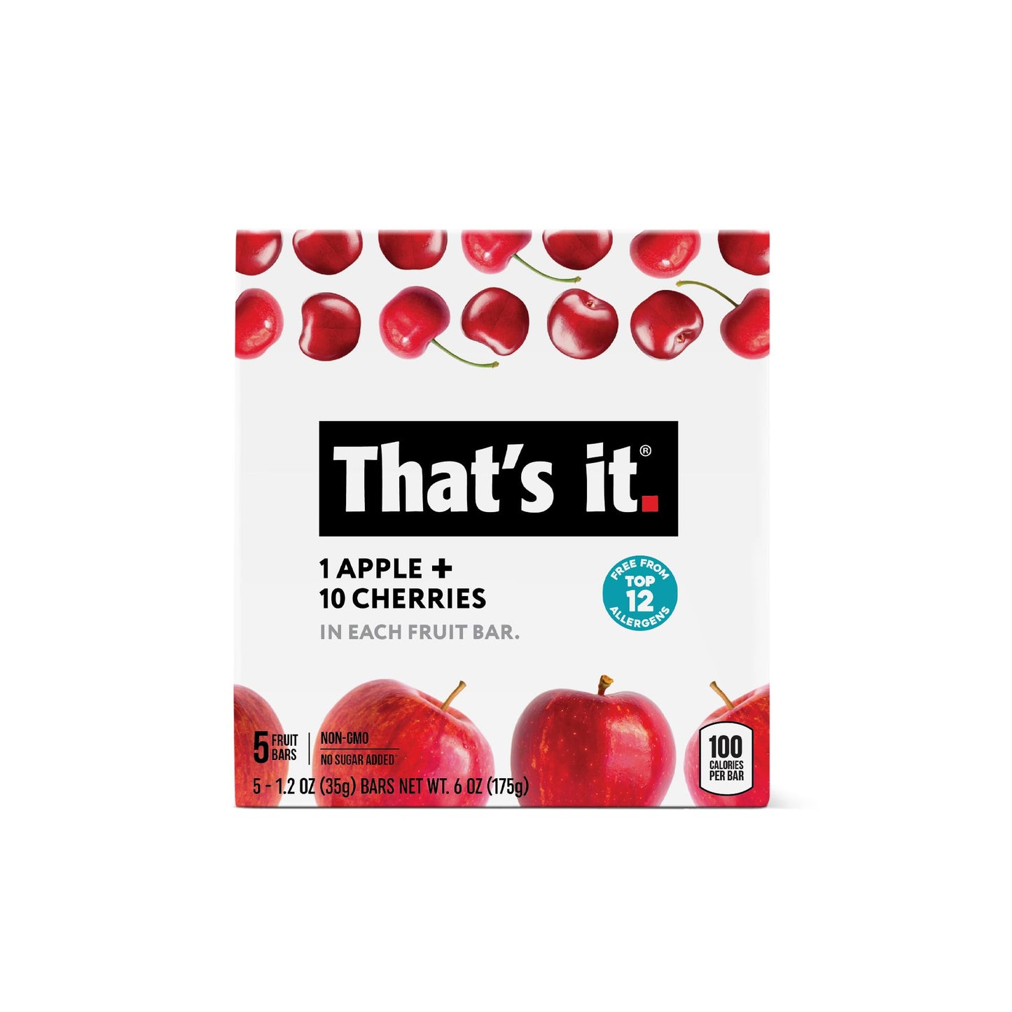 That's it Apple and Pineapple Fruit Bar 1.2ozx5ct ( total 6oz)