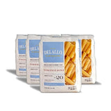 DeLallo Tortiglioni Pasta, 1 Pound Bag, 4 Pack, Tube Shape, Made with Durum Wheat Semolina Flour, Imported from Italy, Cooks in 9 Minutes, Non-GMO