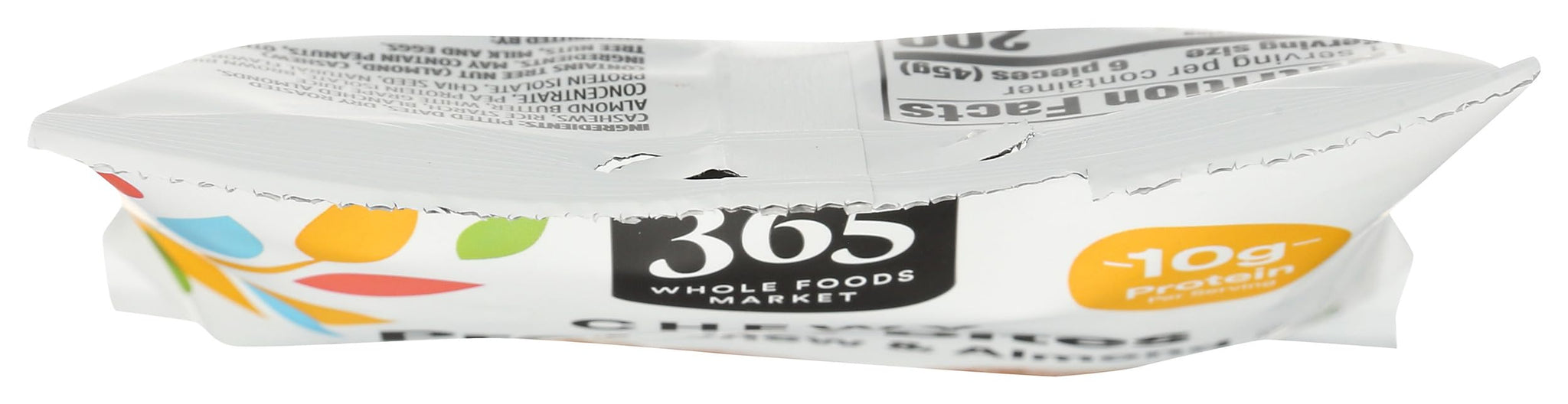 365 by Whole Foods Market, Chewy Protein Bites, Vanilla Cashew & Almond Flavor, Vegetarian,1.58 Ounce