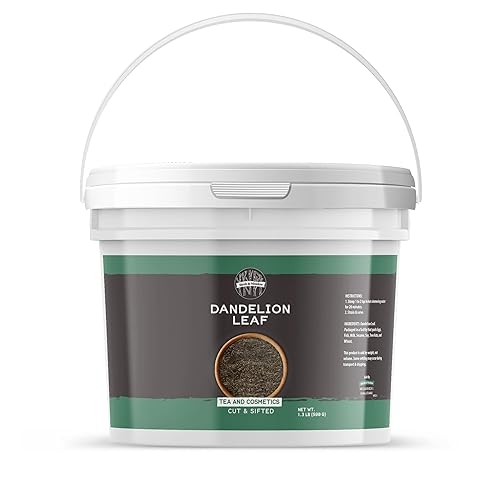 Birch & Meadow 1 Gallon of Dandelion Leaves, Cut & Sifted, Non-Caffeinated Tea