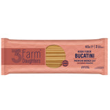 Three Farm Daughters High Fiber Pasta Bucatini, Irresistible, Low GI, Non GMO Bucatini Pasta Noodles, Low Net Carb, Made in the USA from Just 2 Simple