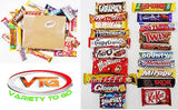 Variety To Go® Sorted and Packed Lot of 20 Top Canadian Chocolate Bars Coffee Crisp, Maltesers, Mirage, Eat-more and more Candy & Chocolate Bars
