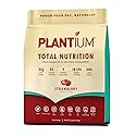 AMAXI Plantium Total Nutrition, Premium All-in-One Meal Replacement Shake, Plant-Based Protein Powder with Vitamins, Minerals & Probiotics, 22g