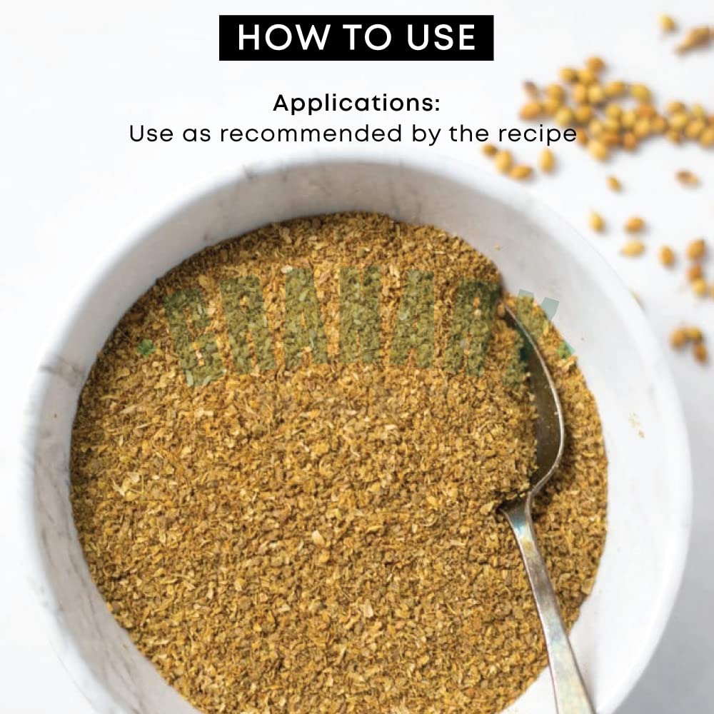 Natural Coriander Powder by Granary Mart - Authentic Indian Spice - Freshly Packed Gourmet Spice - Must Ingredient in Indian & Middle Eastern Cuisines