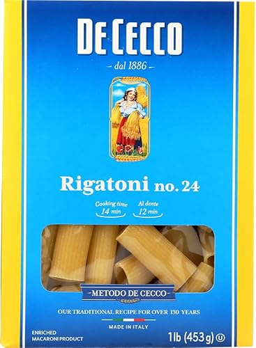 De Cecco Pasta, Rigatoni, 16 Ounce (Pack of 5) by De Cecco