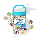 Milkita The Real Milk Candy Lollipop Jar - Low-Sugar, Assorted Healthy Sweets with Real Milk for Kids & Adults - Fat Free & Gluten Free Candy