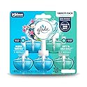 Glade PlugIns Refills Air Freshener, Aqua Waves and Sky & Sea Salt, Scented and Essential Oils for Home and Bathroom, 0.67 Fl Oz, 5 Count