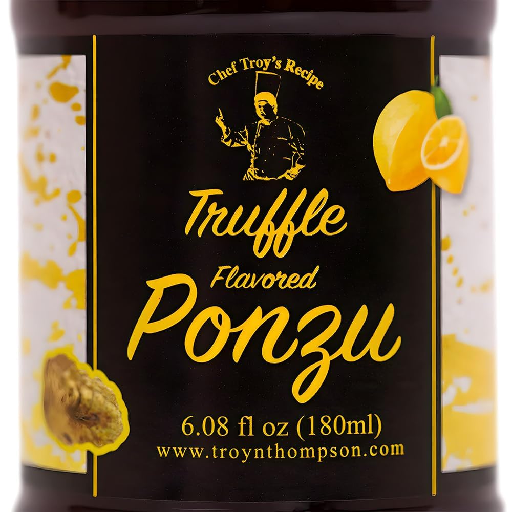 Mishima Foods | Truffle Flavored Gourmet Japanese Ponzu with Truffle Essence | Unique Fusion of Traditional Japanese Flavors | Perfect for Marinating
