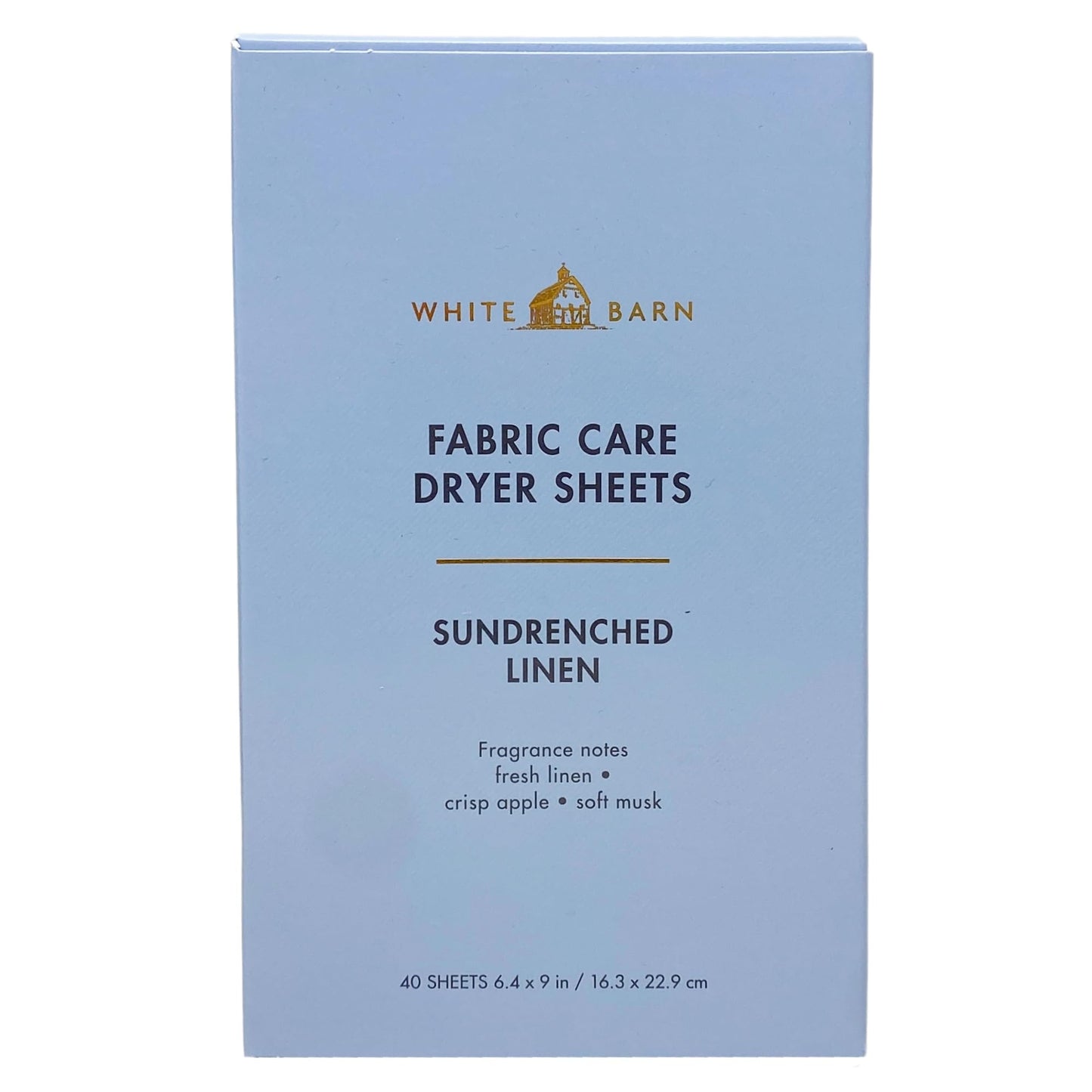 Bath & Body Works Sundrenched Linen Fabric Care Dryer Sheets - 2 Boxes (80 Sheets Total) - with a Natural Oats Sample Soap