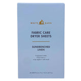 Bath & Body Works Sundrenched Linen Fabric Care Dryer Sheets - 2 Boxes (80 Sheets Total) - with a Natural Oats Sample Soap
