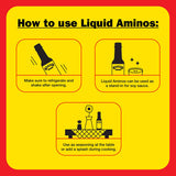 Bragg Liquid Aminos All-Purpose Seasoning - 16 fl oz - Gluten-Free Soy Sauce Alternative - Perfect for Stir-Fries and Cooking at Home