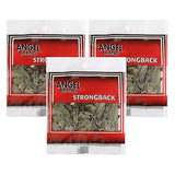 Angel Brand Jamaican Strongback Herb 0.25 oz Pouch Pack of 3 - Sourced from Fertile Land of Jamaica- Strongback Earthy,Woody & Bitter Flavor - Provide