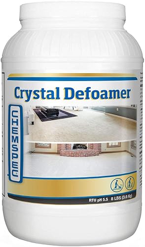 Chemspec Crystal Defoamer, Professional Strength Antifoaming for Carpet Cleaning Systems, 1-8 lb jar (C-CD8)