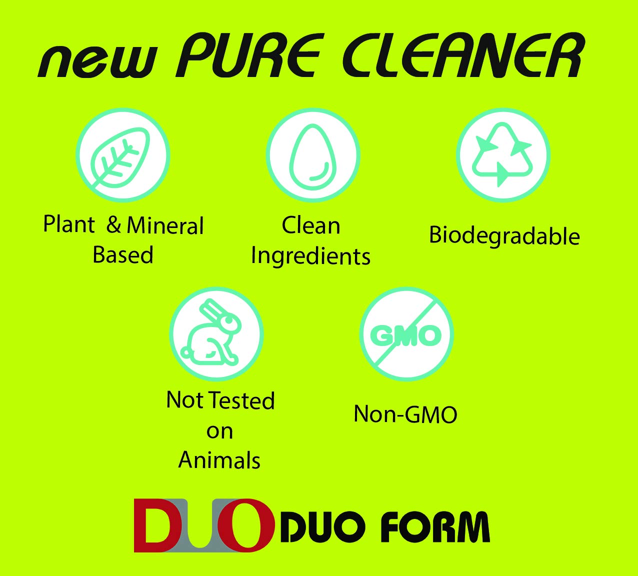 Duo Pure Plastic Cleaner: Bath and Kitchen Plastic Cleaner- 3 Pack