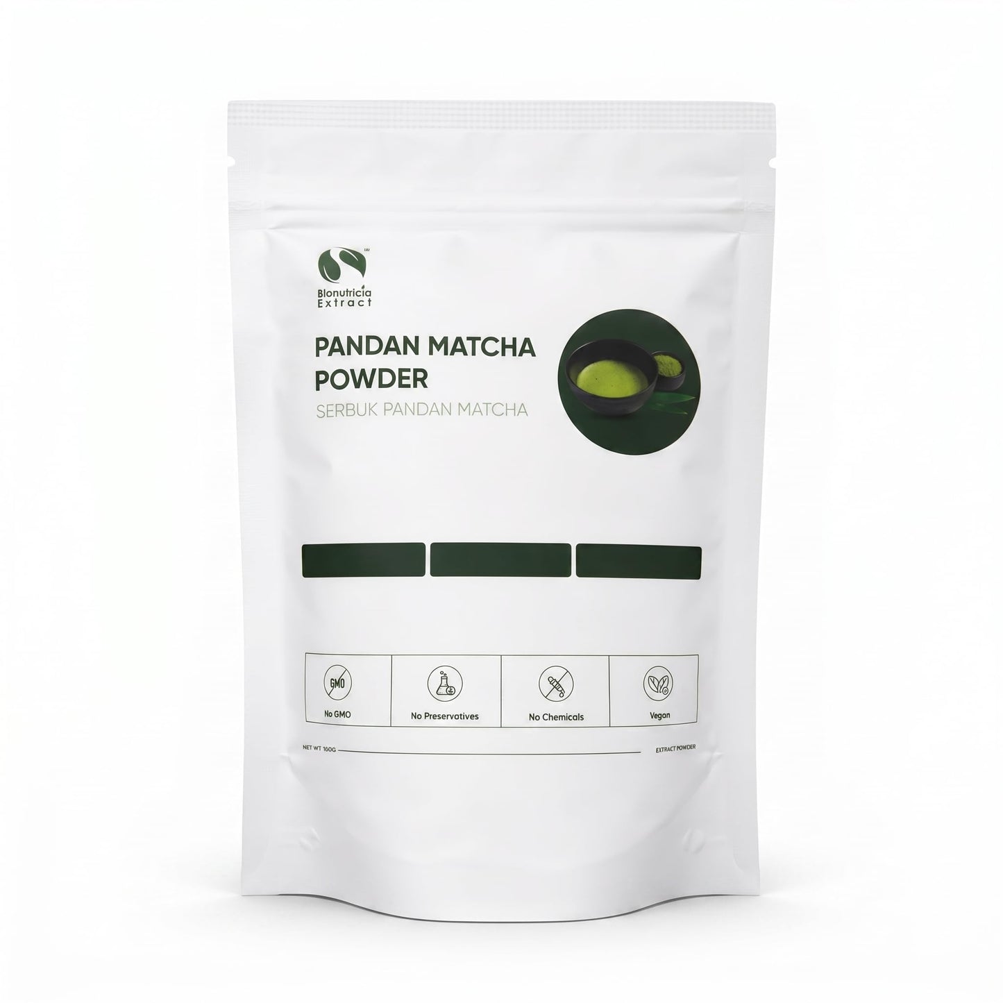 7oz Pandan Matcha Powder | Premium Japanese Green Tea Blend with Asian Vanilla | No Added Sugar | Ideal for Aromatic Pandan Matcha Latte (200g)