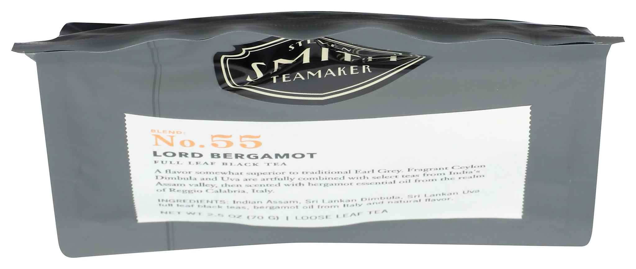 STEVEN SMITH TEAMAKER Lord Bergamot Loose Leaf Earl Grey Tea, 2.5 OZ