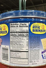 Vainilla Imperial - Puerto Rico's Sweet Vanilla Cookie by Royal Borinquen - 20 oz Can