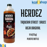 Herdez Taqueria Street Salsa Roja 9 oz Plastic Bottle 4 Pack + 1 Taco Stand by KOOL8SHOP Infinite Deals