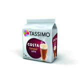 Tassimo 4 Latte Variety Bundle Costa Latte Original + Caramel, Carte Noire Latte Macchiato + Caramel