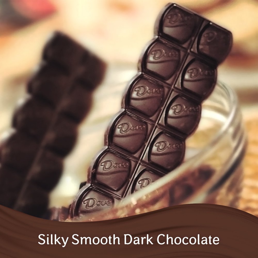 DOVE Dark Chocolate Singles Size Candy Bar 1.44-Ounce Bar