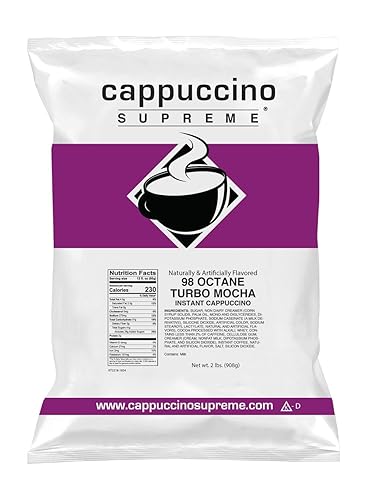 Cappuccino Supreme 2 lb bag 98 Octane Turbo Mocha Instant Cappuccino Mix