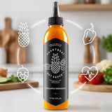Heartbeat Pineapple Habanero Hot Sauce - (Pack of 1, 6oz) - Habanero Hot Sauce for Tacos, Wings and Grilling - Hot Ones Hot Sauce Style Flavor - Craft