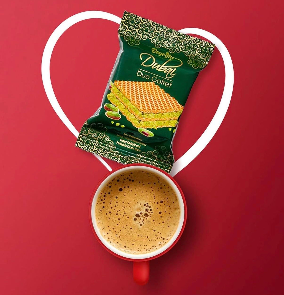 Beyoglu Dubaco Dubai Chocolate Bar - Turkish Pistachio Chocolate with Tahini & Crispy Kadayif | 7 oz Middle Eastern Gourmet Milk Chocolate Imported