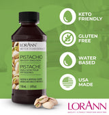 Lorann Oils Pistachio Bakery Emulsion: Genuine Pistachio Aroma, Perfect for Boosting Nutty Notes in Baked Goods, Gluten-Free, Keto-Friendly, Pistachio
