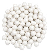 White Gumballs - 2 lbs of 1" Tutti Frutti Gumballs in Resealable Bag to Ensure Freshness. Perfect for Color Themed Parties or Candy Buffets