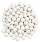 White Gumballs - 2 lbs of 1" Tutti Frutti Gumballs in Resealable Bag to Ensure Freshness. Perfect for Color Themed Parties or Candy Buffets