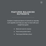 Isagenix Snacks - Nutritionally Balanced Plant-Based Snack - Wild Berry Flavor - 60 Chewable Wafers