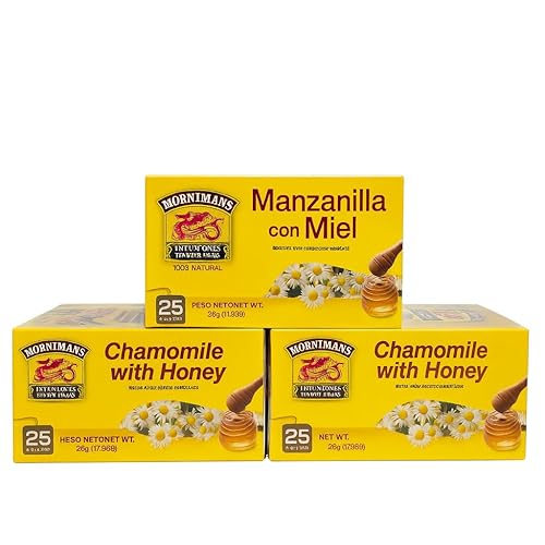 Hornimans Manzanilla Con Miel (Chamomile Tea) 50grs. 3-pack
