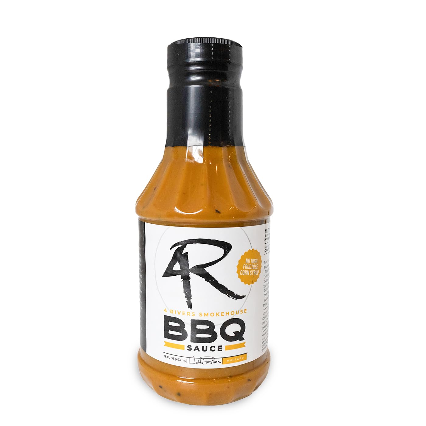 4 Rivers - Smokehouse Mustard BBQ Sauce - Carolina BBQ Sauce for Roasting, Slow-Cooking or Grilling - Premium House-Made Blend - Multi-Regional Recipe
