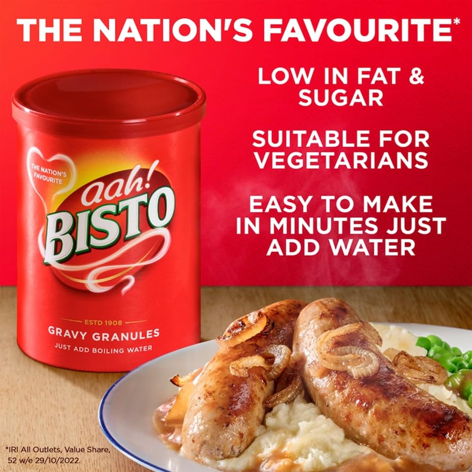 Bisto Beef Gravy Granules 450g (Pack of 2)