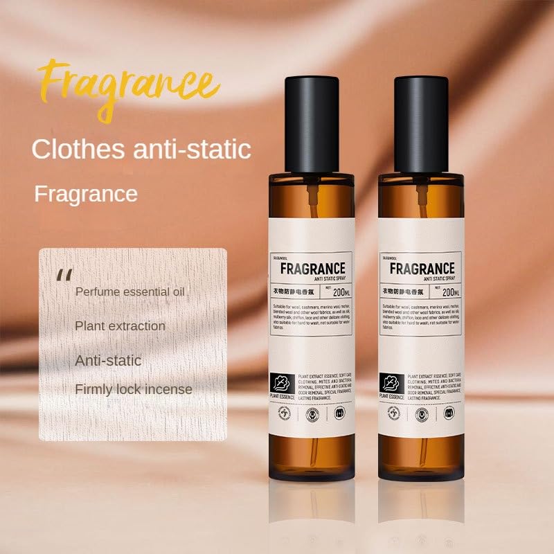 Anti-Static Spray Static Reduction Clothing Static Spray Less Static Portable 6.7 oz.