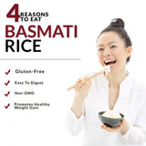 Himalayan Chef Basmati Rice, Natural Extra Long Grain Super Kernal Rice, Premium Quality, Quick Cooking Aromatic, Non-GMO, Halal and Kosher Certified - 10 lbs